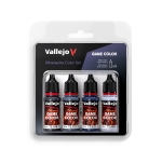 Vallejo 72389 - Farb-Set Ultramarin ( 4 x 18 ml)